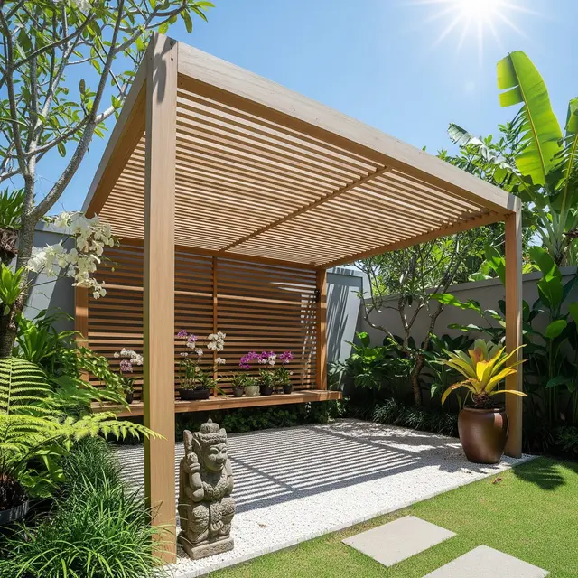 9 Model Pergola Kayu Minimalis untuk Taman Belakang Rumah, Estetik dan Fungsional