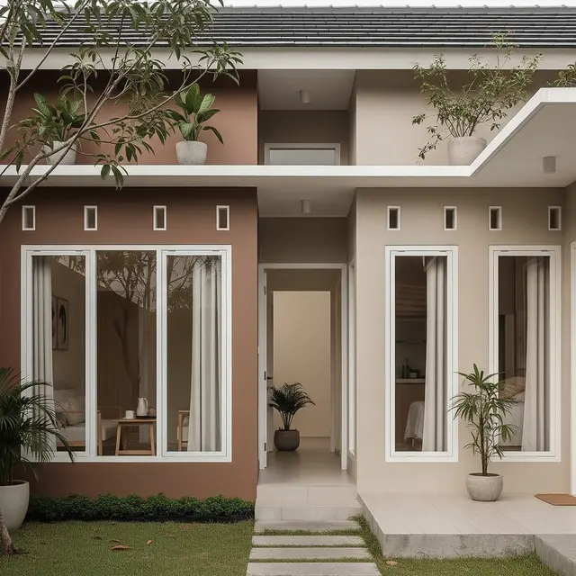 15 Kombinasi Warna Cat Rumah Sederhana Tapi Tampak Mewah