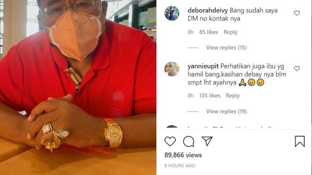 Hotman Paris bersedia membantu salah satu anak prajurit yang gugur dalam tugas bersama KRI Nanggala 402 (https://www.instagram.com/p/COG1-xRpxwb/)