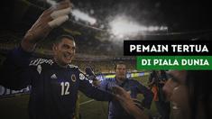 Siapakah pemain tertua yang pernah berpartisipasi dalam Piala Dunia?