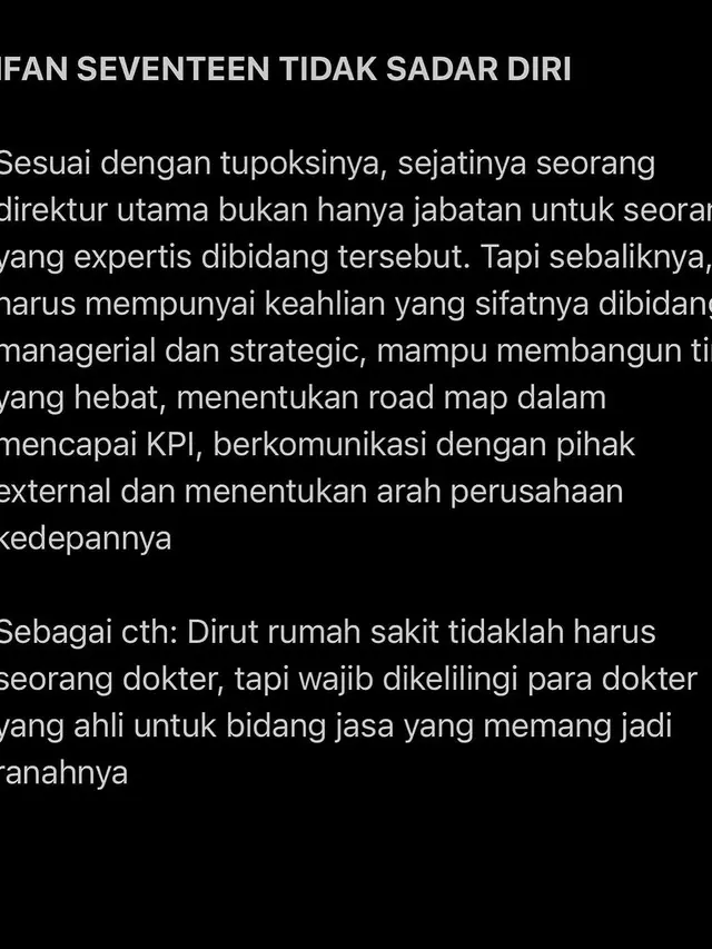 Unggahan Ifan Seventeen. (Foto: Dok. Instagram @ifanseventeen)