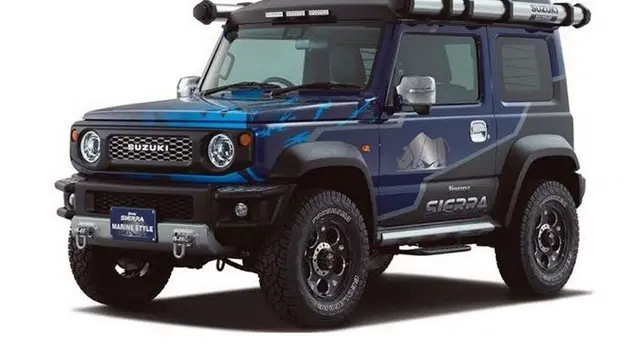 Jimny Sierra dengan tema Marine Style