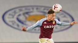 Matty Cash - Sejak bergabung dengan Aston Villa dari Nottingham Forest, Matthew Cash telah menunjukan perkembangan yang begitu pesat. Pemain berkebangsaan Inggris ini merupakan bagian penting dari skuat utama The Villa musim ini. (Jon Super/POOL/AFP)
