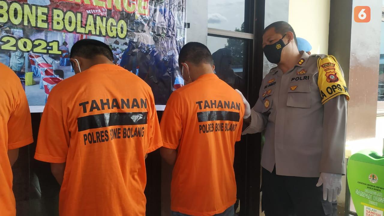 Mencuri Beras Untuk Hura-Hura, 4 Pemuda Gorontalo Diringkus (Arfandi Ibrahim/Liputan6.com)