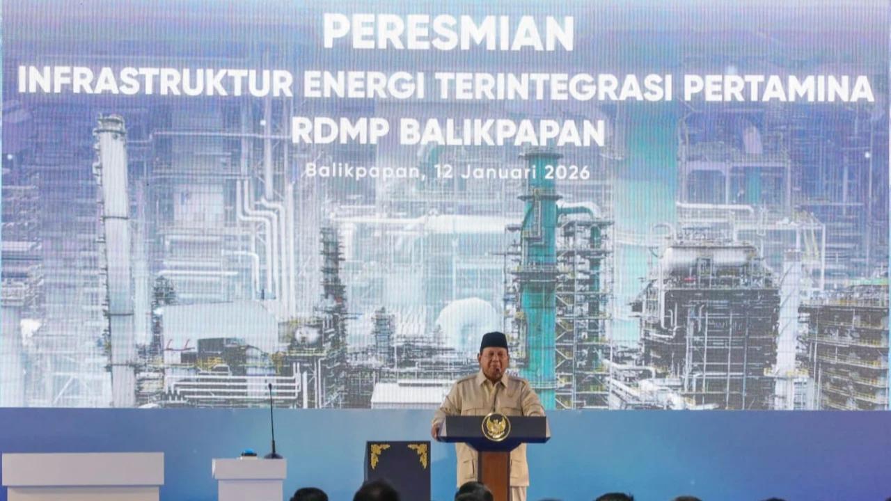 FOTO: Kilang Terbesar di Indonesia Resmi Beroperasi di Balikpapan