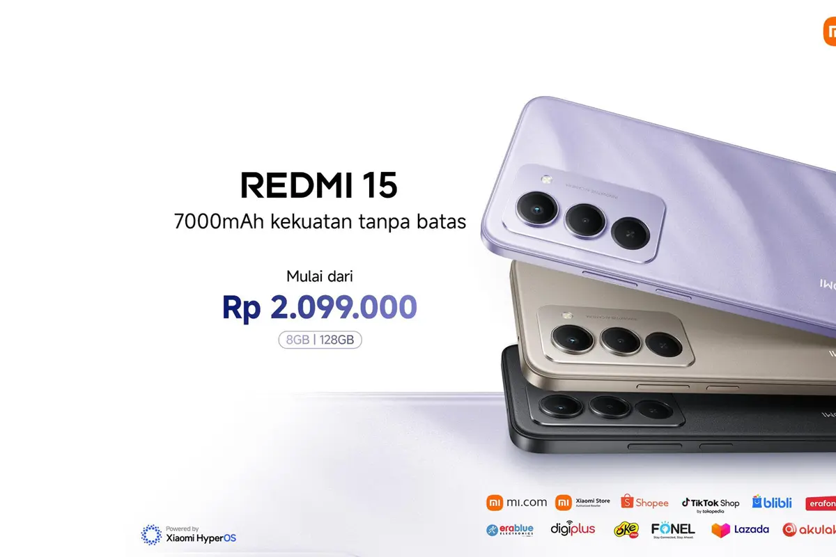 Didukung Baterai 7.000 mAh, REDMI 15 Siap Dukung Upgrade Skill Anak Muda Tanpa Henti