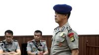 Bripka Rohmad, pengemudi rantis Brimob jalani sidang kode etik (Foto: Ady Anugrahadi/Liputan6.com)