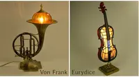 Lampu hias dari alat musik (Sumber: Boredpanda)