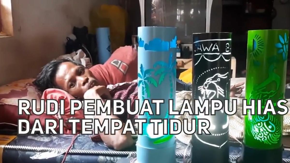 Berani Berubah Semangat Juang Rudi Si Perajin Lampu Hias Paralon Penghasil Cuan Bisnis 0449