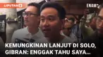 Rumor Maju di Pilgub DKI, Gibran Rakabuming Ngaku Masih Fokus ke Solo