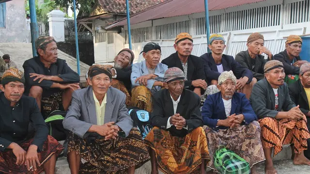 Ritual Punggahan jelang puasa atau Ramadhan penganut Islam Kejawen di Banyumas dan Cilacap, 2015. (Foto: Liputan6.com/Muhamad Ridlo)