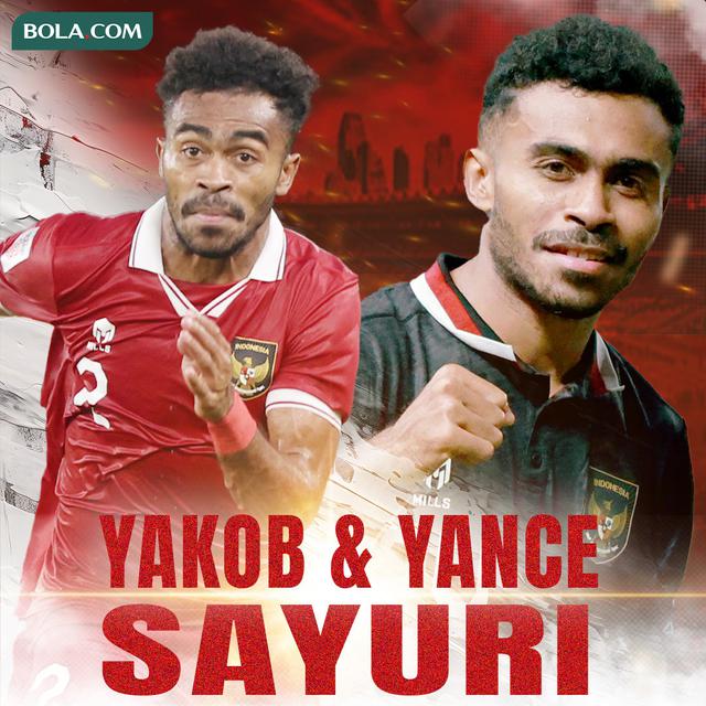 Ilustrasi - Yakob dan Yance Sayuri Timnas Indonesia