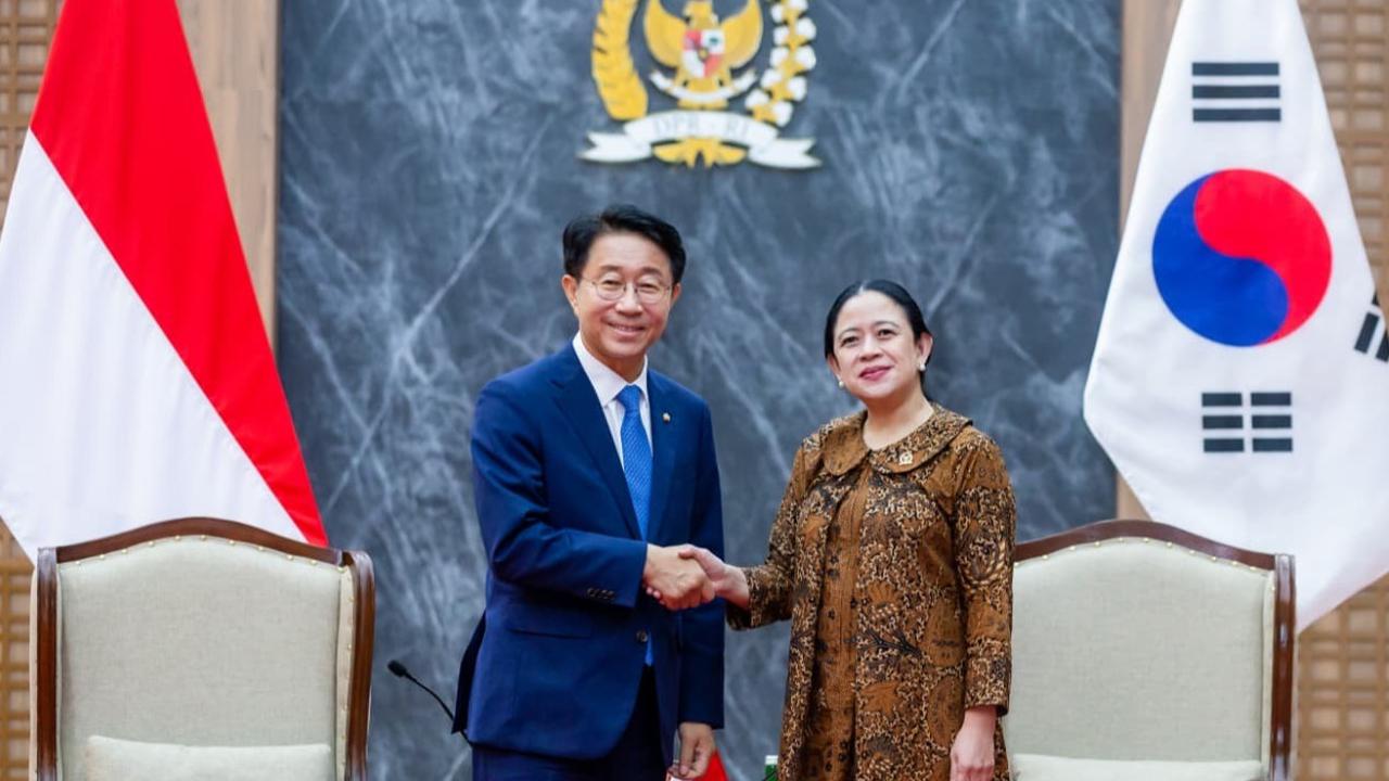 Ketua DPR RI Puan Maharani menerima kunjungan Delegasi Utusan Khusus Presiden Korea