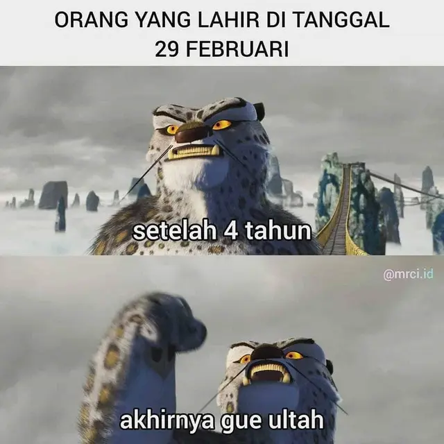 7 Meme Orang Lahir pada Tahun Kabisat Ini Kocak