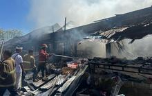7 Kios di Pasar Tulikup Gianyar Terbakar dan tidak Ada Korban Jiwa