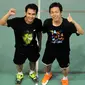 M Ahsan (kiri) dan Hendra Setiawan (Liputan6.com/Helmi Fithriansyah)