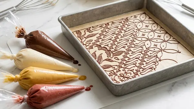 Trik Buat Batik Motif Bolu Gulung