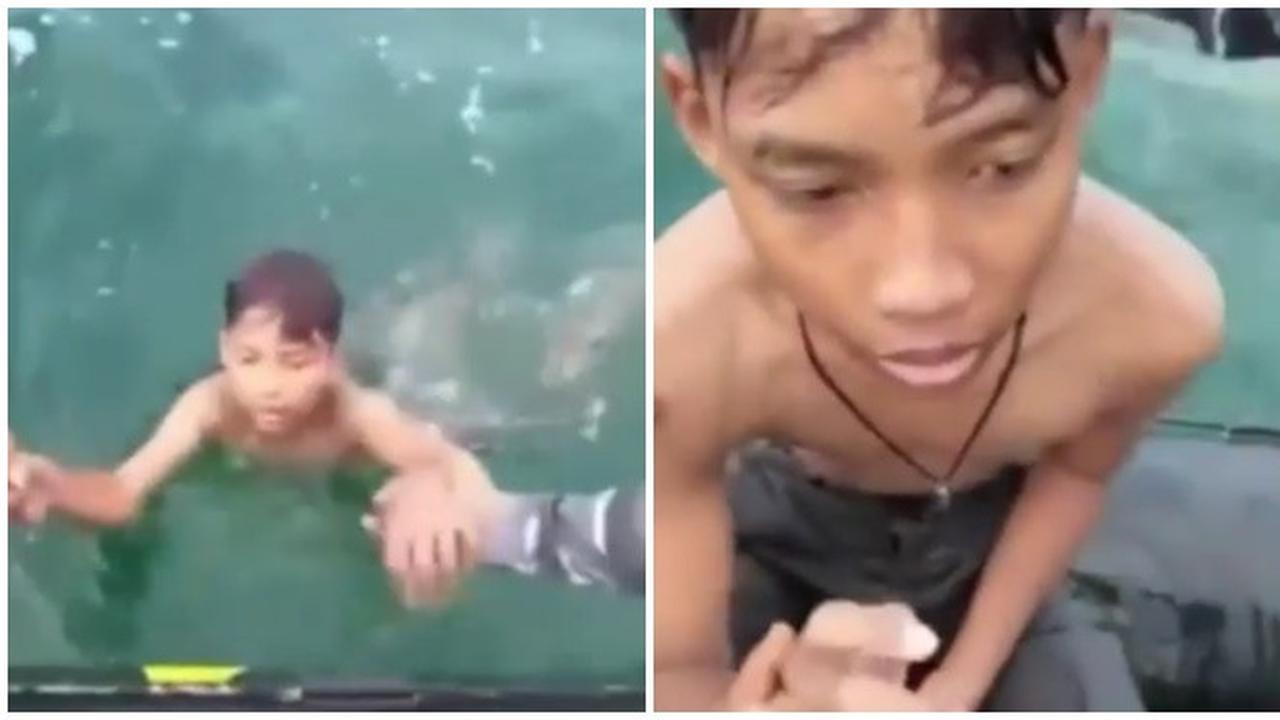 Viral Bocah Ditemukan Mengapung di Tengah Laut, Mengaku Dilempar dari Kapal