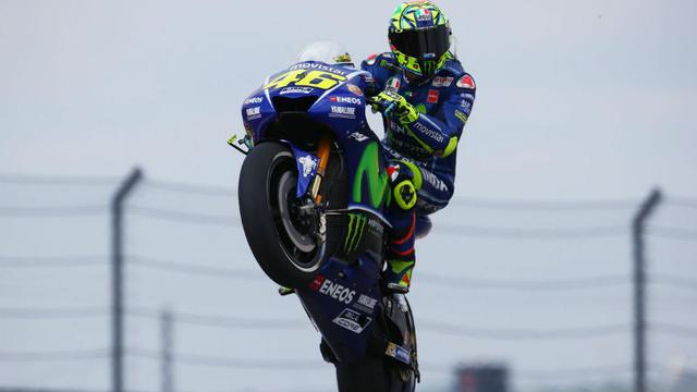 Valentino Rossi Sang Raja Podium Motogp Bola Liputan6 Com