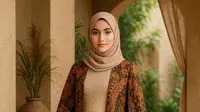 Kenapa Hijab Sering Nabrak dengan Long Dress? Ini Tips Warna &amp; Teksturnya