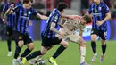 Bermain tandang, Inter Milan tampil solid sepanjang pertandingan melawan Bayern Munchen. (Alexandra BEIER/AFP)