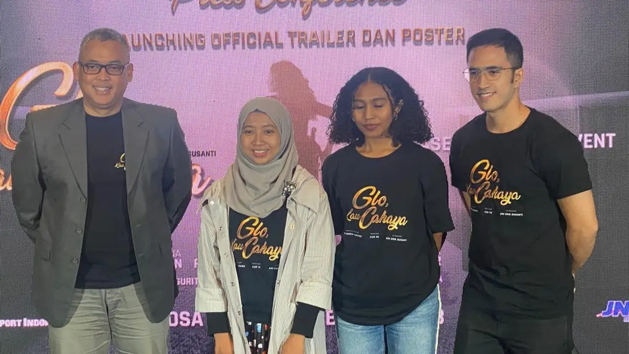 Pressconfrence film  Glo, Kau Cahaya
