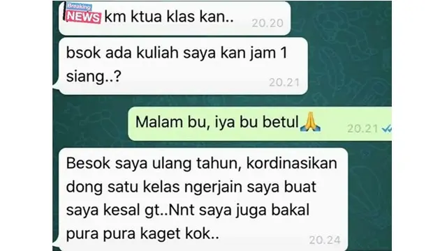 6 Percakapan Nyeleneh Dosen dan Mahasiswa Ini Bikin Tepuk Jidat