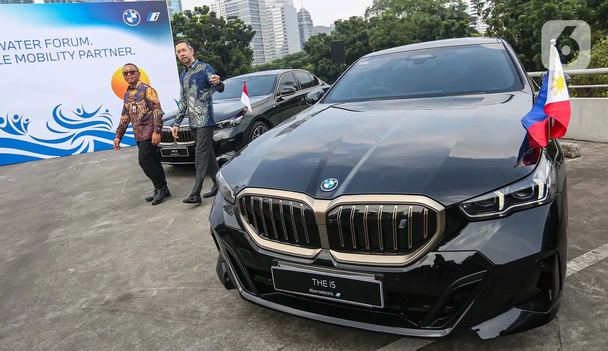 Deretan Mobil Listrik Mewah Untuk Delegasi KTT WWF Bali - Foto Liputan6.com