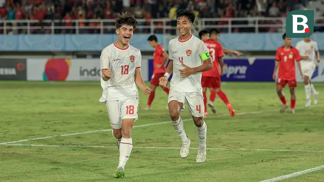 Foto: Timnas Indonesia U-16 Tampil Spartan, Gilas Laos Dan Segel Tiket Semifinal Piala AFF U-16 2024