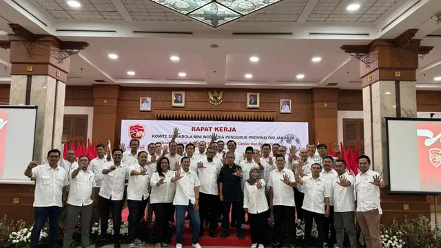 Komite Sepak bola Mini Indonesia (KSMI) Provinsi DKI Jakarta menggelar Rapat Kerja (Raker) I pada Sabtu (16/8/2025).