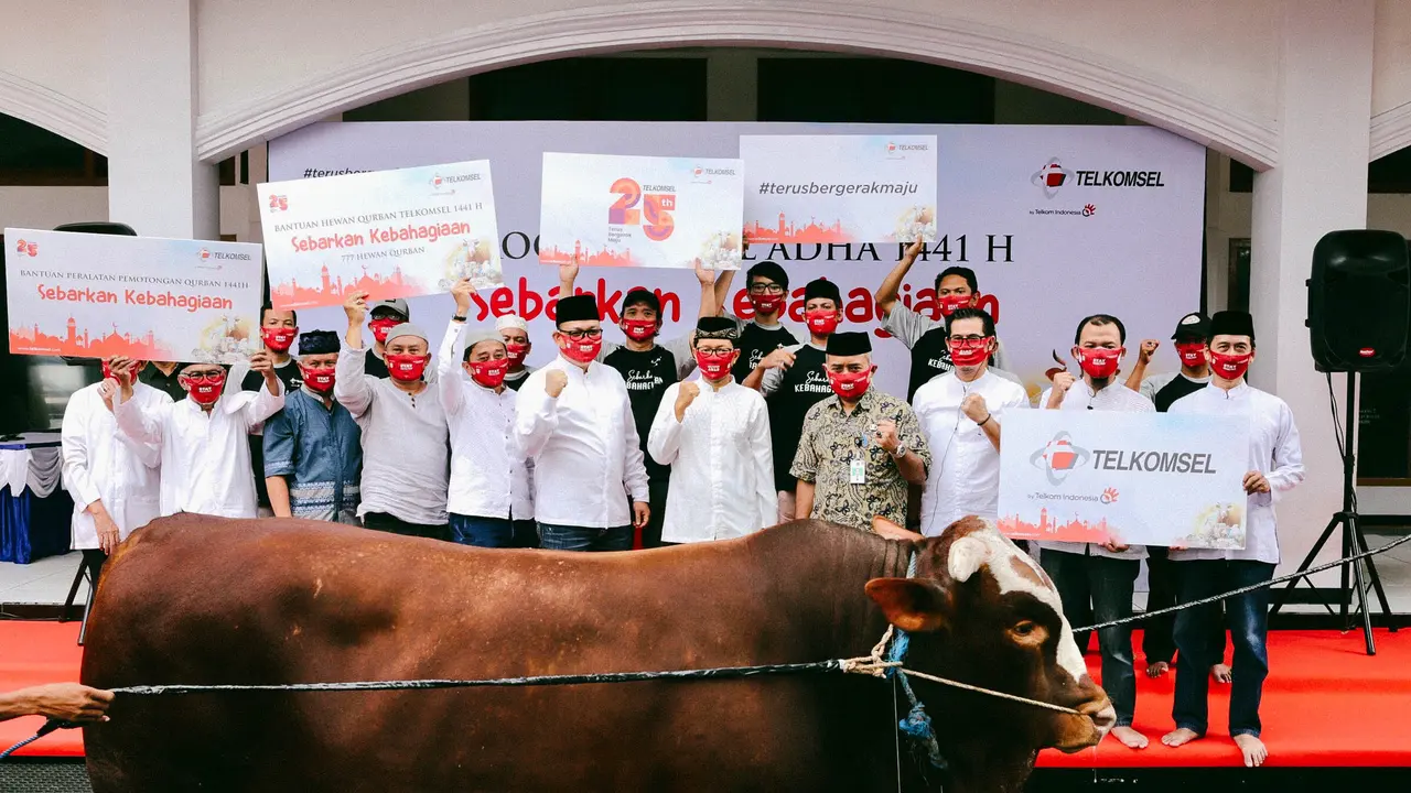 Telkomsel Distribusikan Hewan Kurban kepada 43.000 Penerima Manfaat Idul Adha 1441H