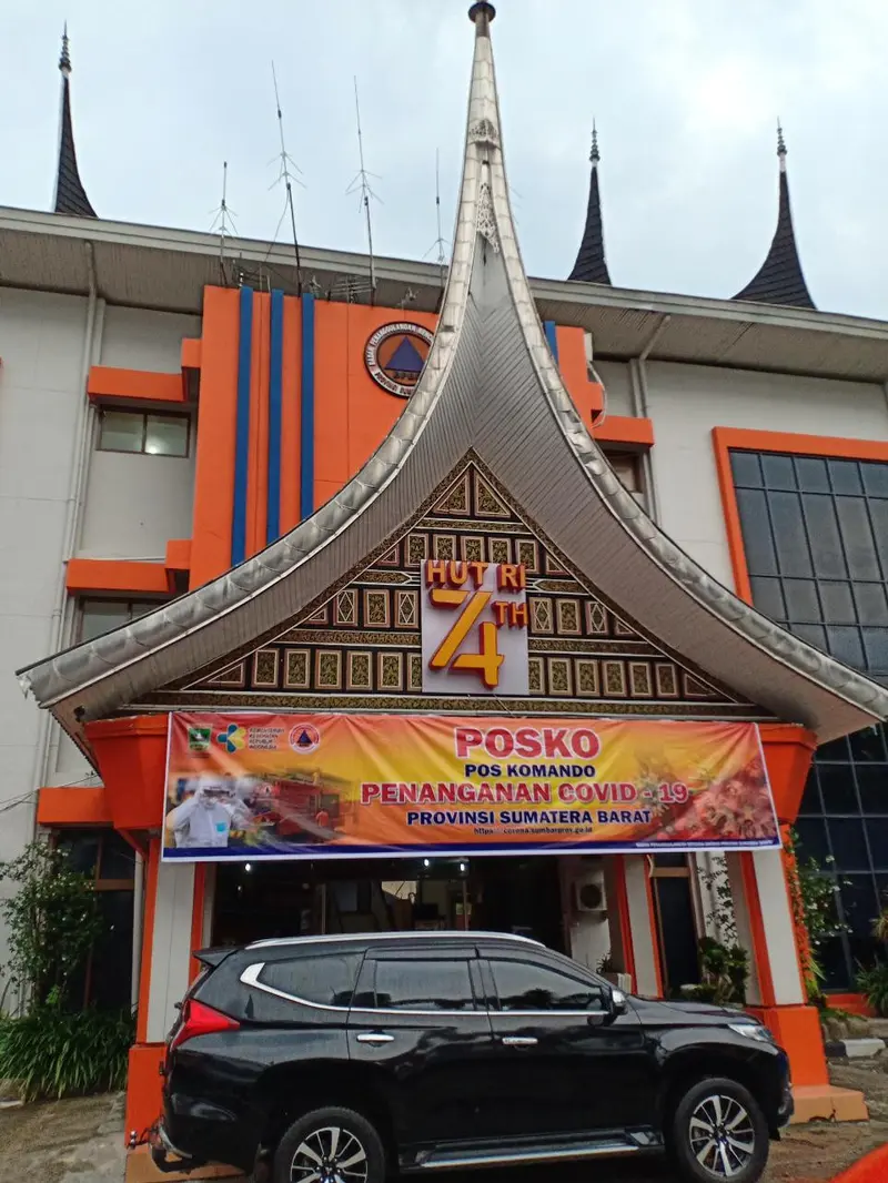 Posko Covid-19 di Sumbar. (Liputan6.com/ Novia Harlina)