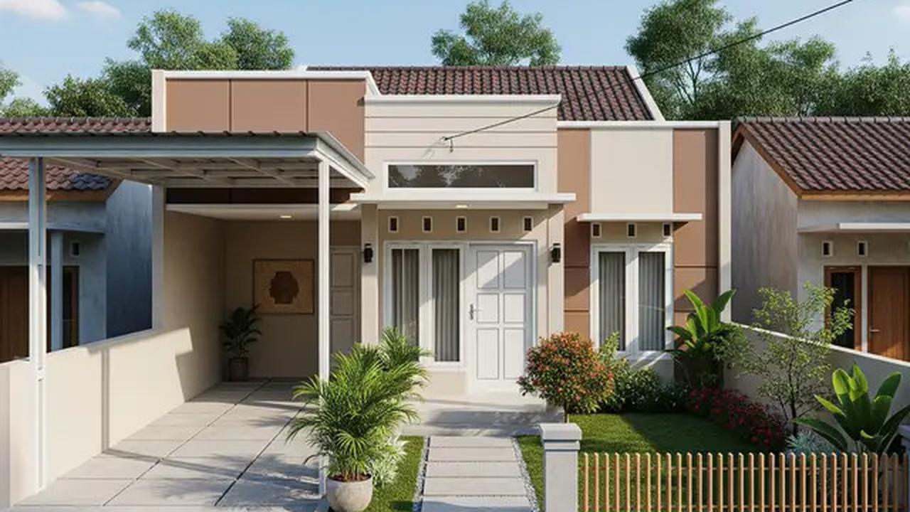 8 Desain Rumah Sederhana 3 Kamar di Kampung 6x12 Meter yang Fungsional
