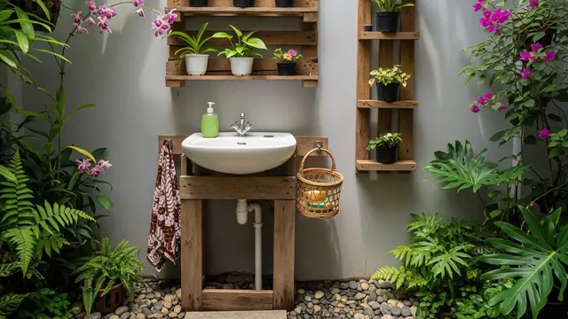 Ide Tempat Cuci Tangan di Halaman Rumah