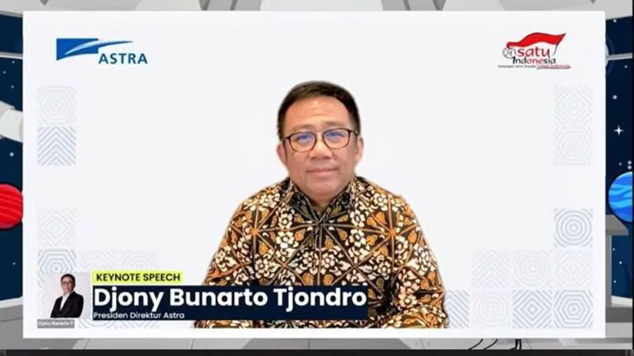 Presiden Direktur Astra Djony Bunarto Tjondro (Foto: tangkapan layar/Elga N)