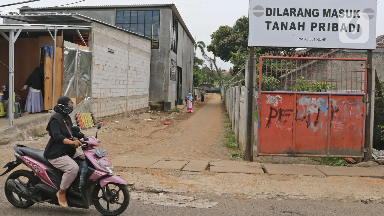 Perselihan Tanah, Akses Rumah Warga Ditutup Tembok