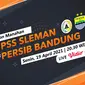 PSS vs Persib Bandung di Piala Menpora 2021. (Liputan6.com/Trie Yasni)
