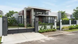 7 Ide Pagar Rumah Hemat Material dengan Tampilan Modern dan Tidak Terkesan Murahan