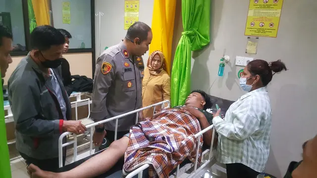 Bripka Hendrik, korban pengeroyokan di Batam. (Foto: Liputan6.com/Ajang Nurdin)