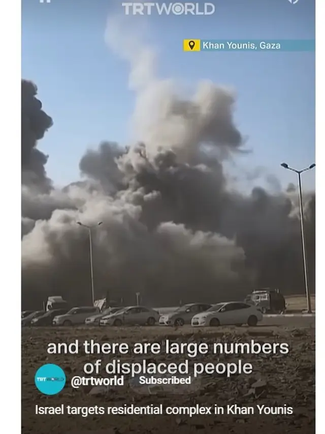 Gaza Selatan Dibombardir Israel dan Nasib Keluarganya Belum Jelas, Reporter TV Turki Laporkan Berita Sambil Terisak.  foto: Youtube TRT World