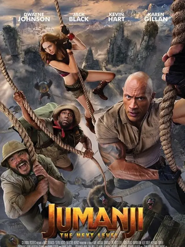 Poster film Jumanji The Next Level. (Foto: Dok. IMDb/ Columbia Pictures)