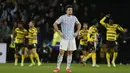 Harry Maguire melakukan kesalahan fatal saat Manchester United bertamu ke markas Watford di Vicarage Road. (AFP/Ian Kington)