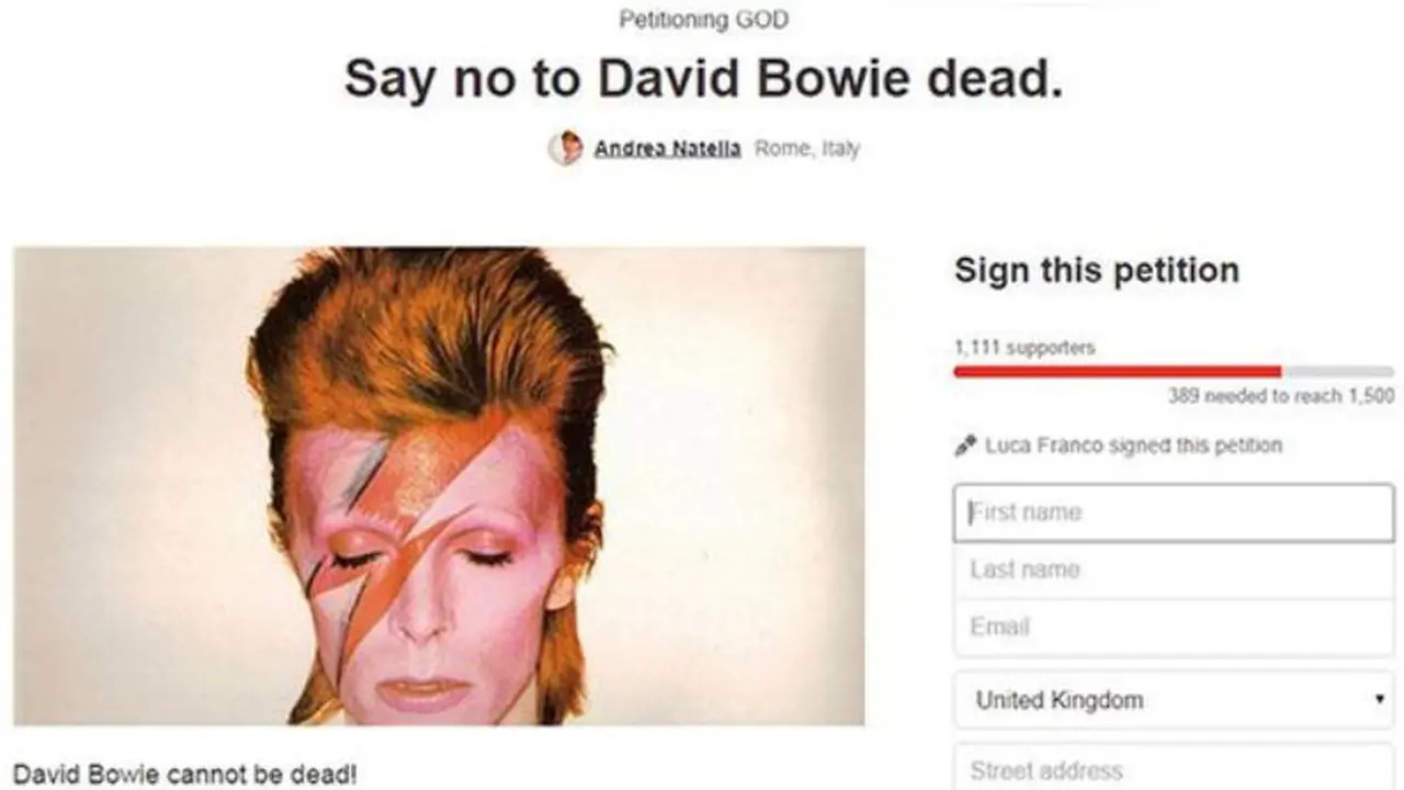 Menggugat Tuhan, Fans Buat Petisi Hidupkan Kembali David Bowie