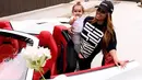 “Kamu terlihat sangat bahagia sayang,” tulis Rob Kardashian yang memberikan hadiah mobil mainan untuk anaknya, Dream. (Instagram/blacchyna)