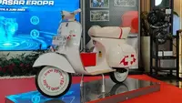 Vespa klasik listrik garapan Elders Garage. (Merdeka.com)
