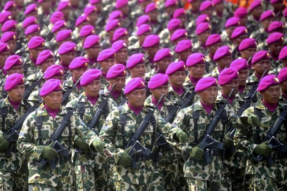 Aksi tiga pasukan elit di HUT TNI ke-70