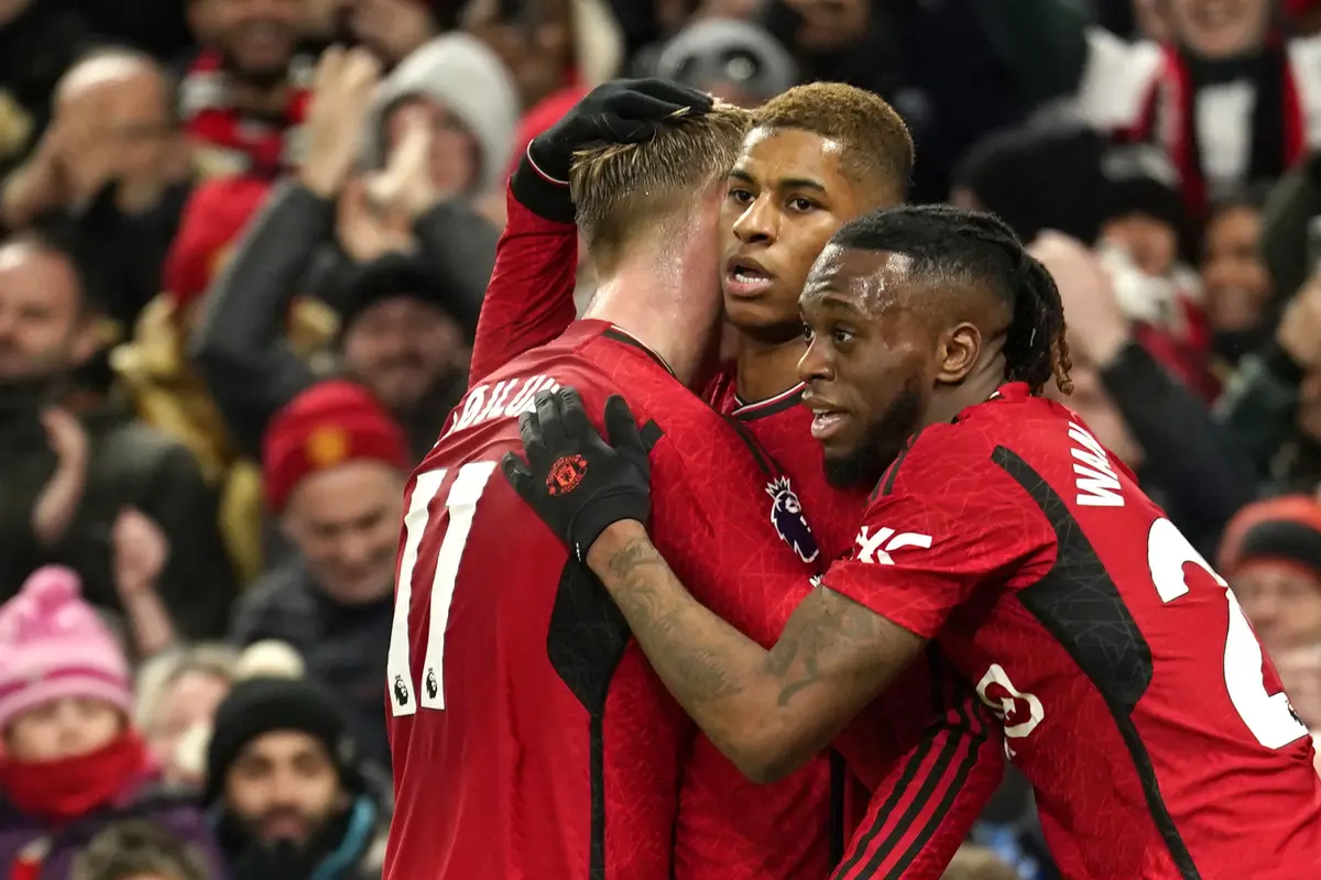 Foto: Gol Perdana Marcus Rashford di Old Trafford Musim Ini, Sempat Buka Harapan Kemenangan untuk MU