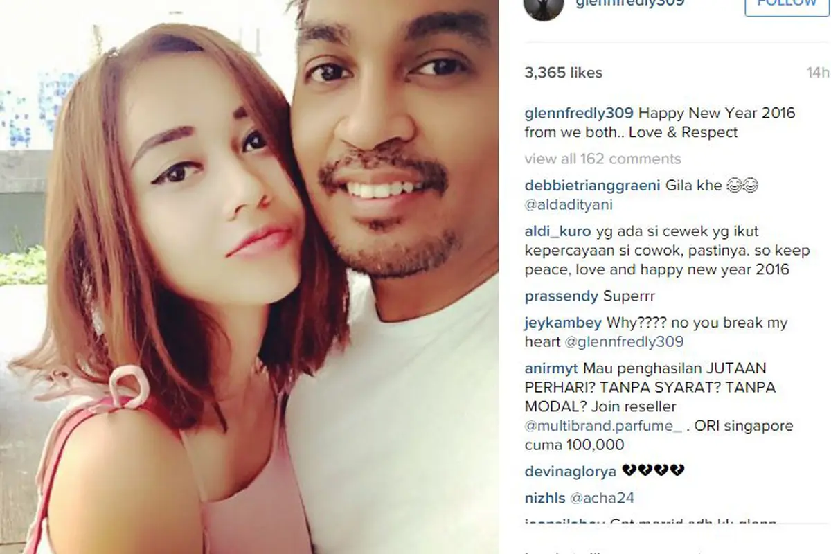 Aura Kasih dan Glenn Fredly