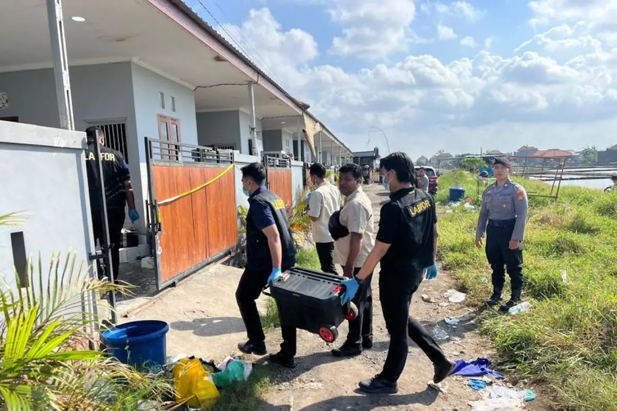 Lokasi Penemuan Mayat Korban di Sebuah Rumah Kos di Jalan Mekar II, Kelurahan Pedungan, Kecamatan Denpasar Selatan, Kota Denpasar.