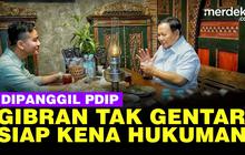 VIDEO: Dipanggil PDIP Buntut Temui Prabowo, Gibran Sebut Kader Muda dan Siap Dihukum